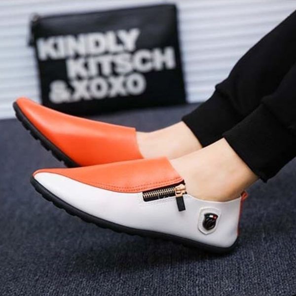 2019 spring breathable peas shoes men flat slip-on wearable korean casual shoes lazy shoes fashion two-tone with zip footwear, Black
2019 spring breathable peas shoes men flat slip-on wearable korean casual shoes lazy shoes fashion two-tone with zip footwear, Black
