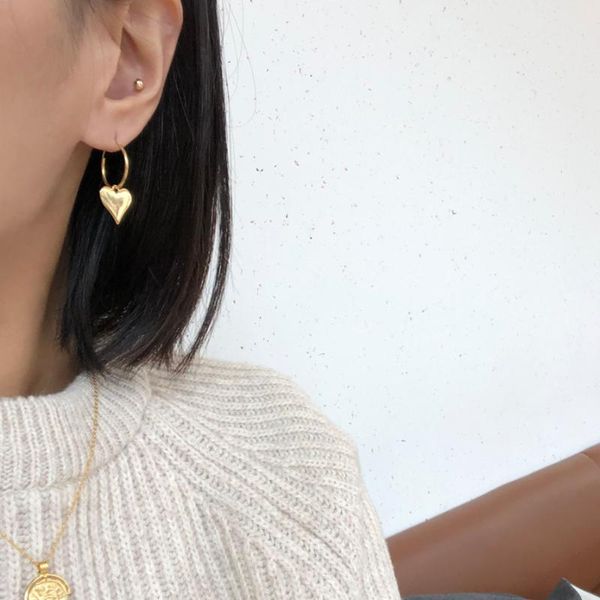 japan korea 925 sterling silver earrings ins nordic style simple circle earrings simple love hoop huggie, Golden;silver
japan korea 925 sterling silver earrings ins nordic style simple circle earrings simple love hoop huggie, Golden;silver