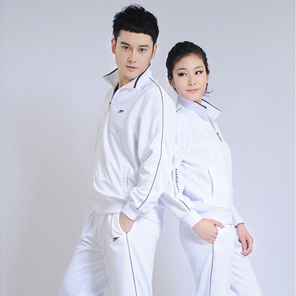 xinda chia nan korean silk white sports clothing set coat spring and autumn trousers women's men's couples casual large size gro, White;black
xinda chia nan korean silk white sports clothing set coat spring and autumn trousers women's men's couples casual large size gro, White;black