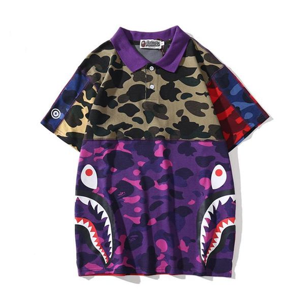 2019 новый ape tshirts камуфляж футболка shark printing купального панелями сложных полиэфиров одежда мужская повседневная с короткими рукав, White
2019 новый ape tshirts камуфляж футболка shark printing купального панелями сложных полиэфиров одежда мужская повседневная с короткими рукав, White