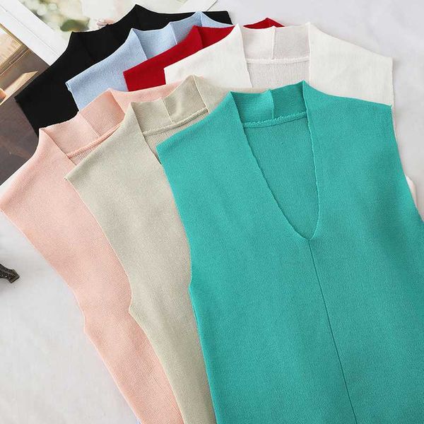 everyday clothing women v neck knitted cropped tank female bodycon tanks sleeveless basic solid t shirts tees camisole, White
everyday clothing women v neck knitted cropped tank female bodycon tanks sleeveless basic solid t shirts tees camisole, White