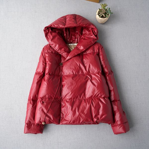 winter autumn new arrivals women brief all-match loose japanese style hooded short comfortable warm white duck down jackets, Black
winter autumn new arrivals women brief all-match loose japanese style hooded short comfortable warm white duck down jackets, Black
