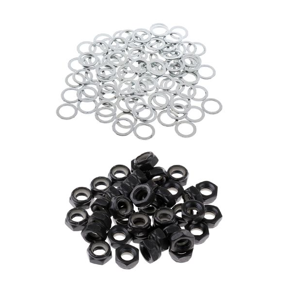 140pcs skateboard axle nuts and washers, hardware set for longboard scooter cruiser truck mounting accessories
140pcs skateboard axle nuts and washers, hardware set for longboard scooter cruiser truck mounting accessories