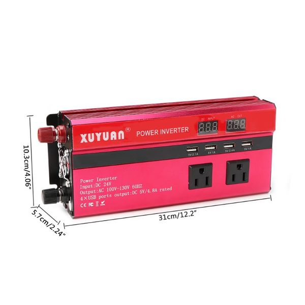 5000w solar power inverter sine wave led 4 usb dc12/24v to ac110v/220v convert 270e
5000w solar power inverter sine wave led 4 usb dc12/24v to ac110v/220v convert 270e