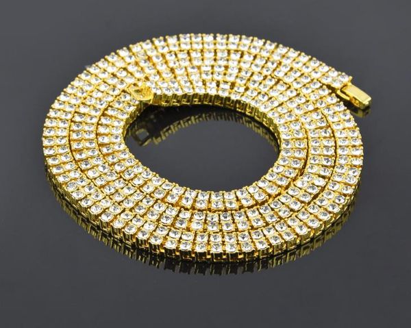 the latest european and american fashion attractive men's alloy diamond-inlaid two rows of personality boutique necklace hip-hop jewelr, Silver
the latest european and american fashion attractive men's alloy diamond-inlaid two rows of personality boutique necklace hip-hop jewelr, Silver