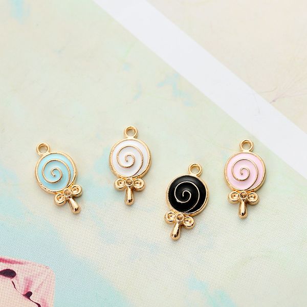 10pcs diy quality fashion charms enamels gift alloy lollipop pendant accessories earring bracelet necklace jewelry accessories, Bronze;silver
10pcs diy quality fashion charms enamels gift alloy lollipop pendant accessories earring bracelet necklace jewelry accessories, Bronze;silver