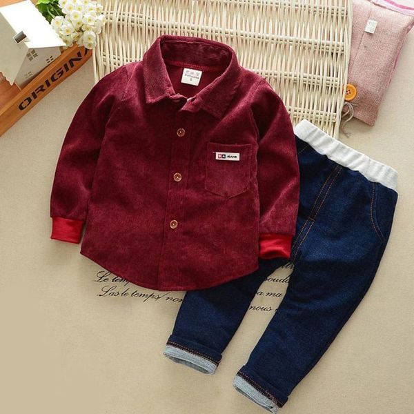 baby clothing set fashion casual suit long sleeve and denim pants autumn children's clothing suit baby cotton shirt, White
baby clothing set fashion casual suit long sleeve and denim pants autumn children's clothing suit baby cotton shirt, White