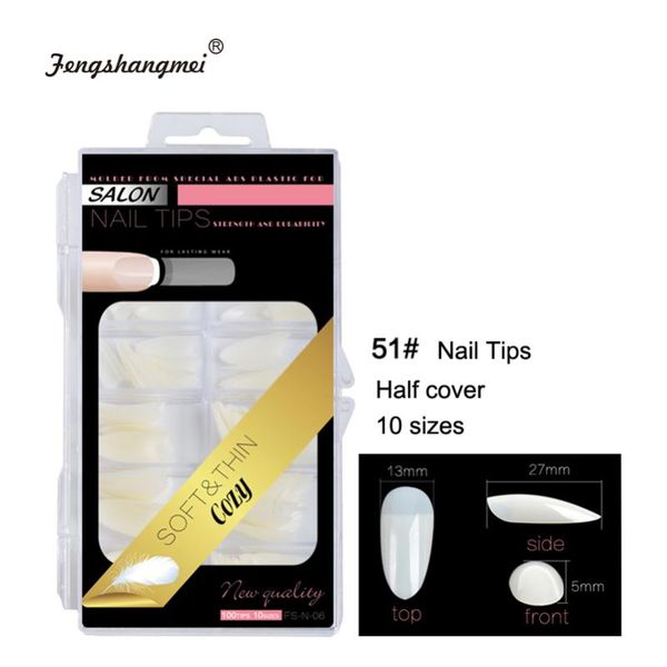 fengshangmei 100pcs sharp nail manicure salon art design nail false tips, Red;gold
fengshangmei 100pcs sharp nail manicure salon art design nail false tips, Red;gold