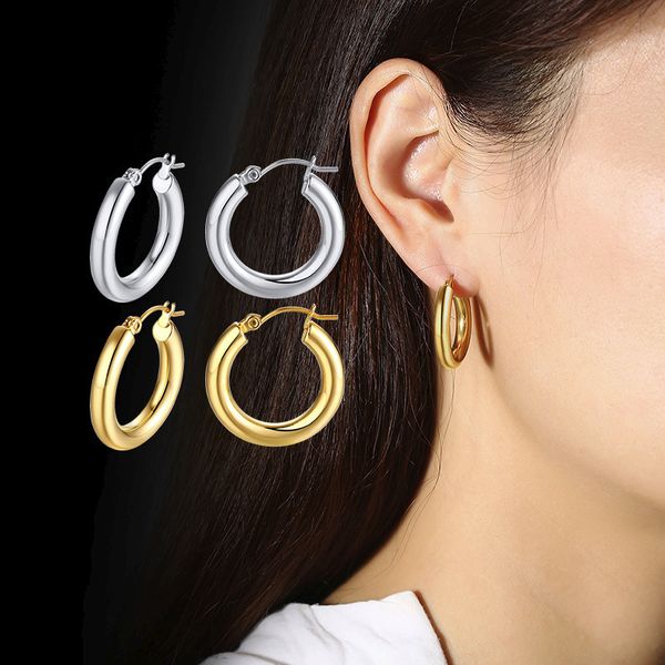 women round hoop earrings for female lady party daily ear jewelry brincos femininos, Golden;silver
women round hoop earrings for female lady party daily ear jewelry brincos femininos, Golden;silver