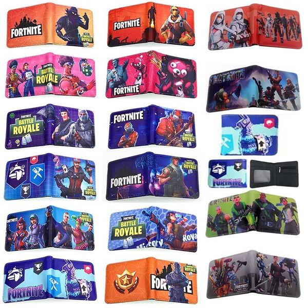 27 Designs Fornite Wallet Pu Leather Short Royale Purse Coin Bag Cartoon Students Wallets With Card Holder Xmas Birthday Gifts MK887
27 Designs Fornite Wallet Pu Leather Short Royale Purse Coin Bag Cartoon Students Wallets With Card Holder Xmas Birthday Gifts MK887