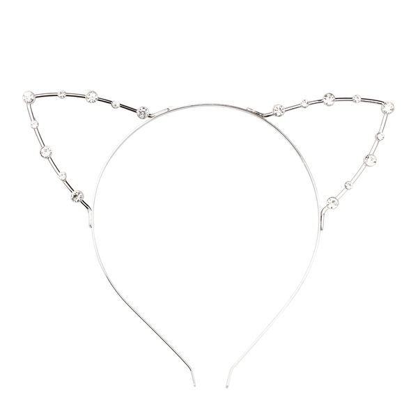 korean cat ear party pearl crystal rhinestone headband headwear punk hair wrap silver, Slivery;white
korean cat ear party pearl crystal rhinestone headband headwear punk hair wrap silver, Slivery;white