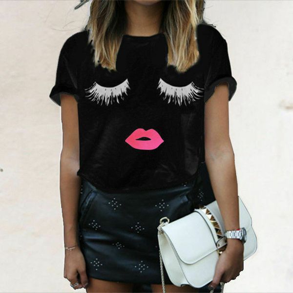 2019 summer women print t shirt casual funny t shirt for lady girl tee hipster harajuku drop ship plus size, White
2019 summer women print t shirt casual funny t shirt for lady girl tee hipster harajuku drop ship plus size, White