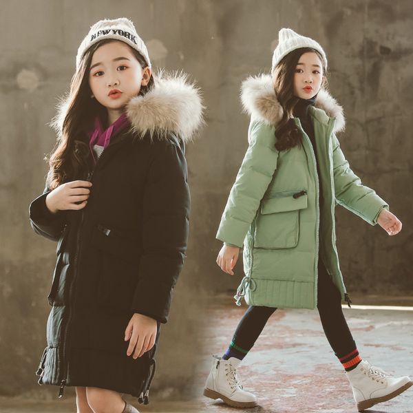 girls winter jacket coat children kids parka long coats thicke cotton-padded clothes teenage girl warm fur hooded outerwear, Blue;gray
girls winter jacket coat children kids parka long coats thicke cotton-padded clothes teenage girl warm fur hooded outerwear, Blue;gray