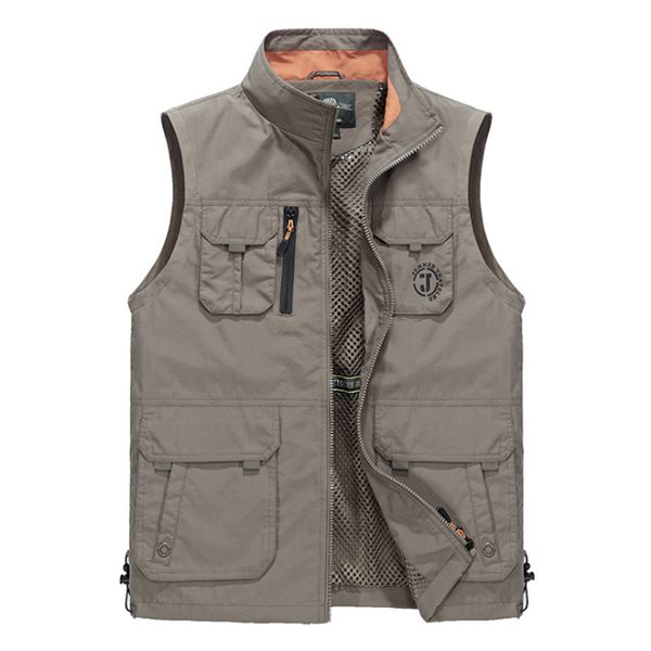 summer vest men breathable waistcoat multipockets men vest sleeveless jacket waterproof pgrapher chalecos para hombre, Black;white
summer vest men breathable waistcoat multipockets men vest sleeveless jacket waterproof pgrapher chalecos para hombre, Black;white