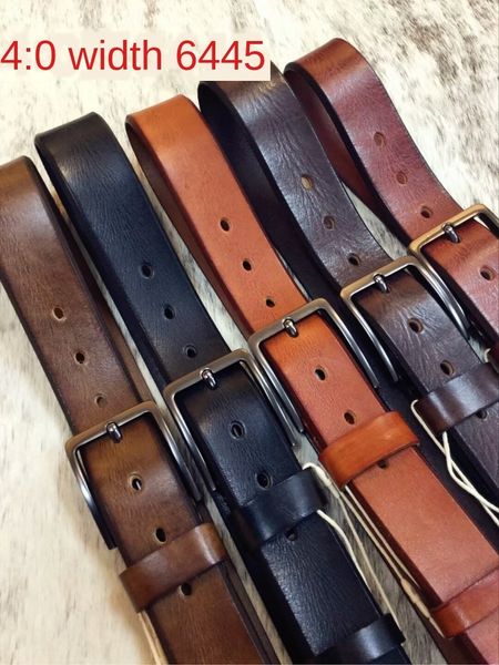 men's layer cowhide vegetable tanning leather 6445#4.0 wide belt tree skin cowhide belt, Black;brown
men's layer cowhide vegetable tanning leather 6445#4.0 wide belt tree skin cowhide belt, Black;brown