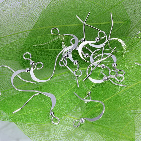set of 100pcs silver plated earring hooks earwire womens jewelry fashion accessory 15mm length, Golden
set of 100pcs silver plated earring hooks earwire womens jewelry fashion accessory 15mm length, Golden