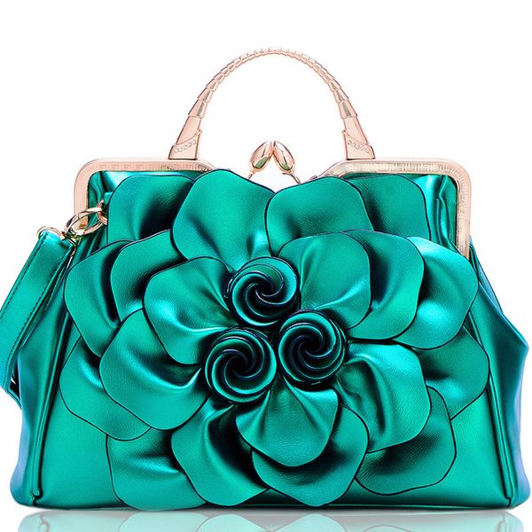 2020 new bag women rose flower ms. hand bag fashion casual shoulder