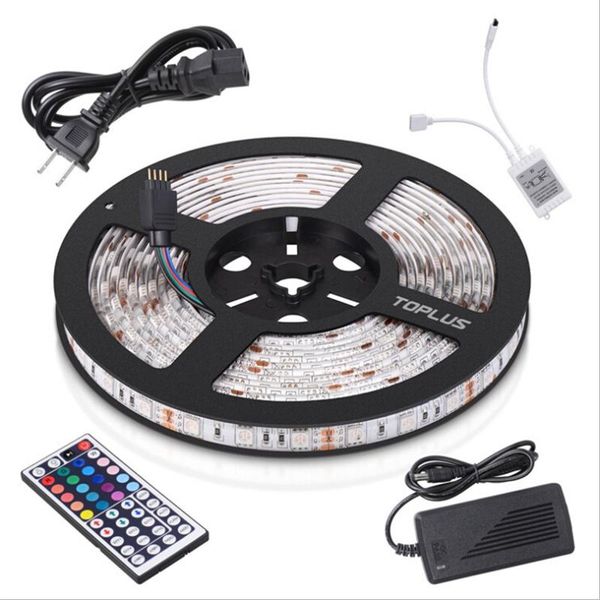waterproof strips ip65 5m 300 leds 5050 rgb led strips 60 leds + remote controller +12v 5a power supply eu/us/au/uk plug
waterproof strips ip65 5m 300 leds 5050 rgb led strips 60 leds + remote controller +12v 5a power supply eu/us/au/uk plug