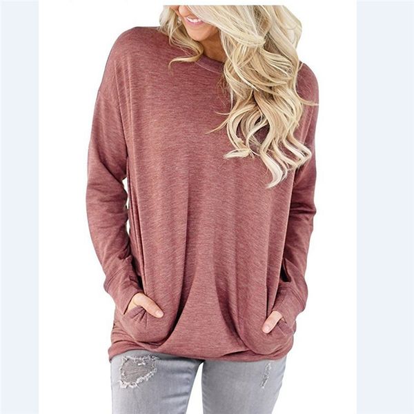 womens designer autumn round neck bat long sleeve pocket decorative t-shirt, White
womens designer autumn round neck bat long sleeve pocket decorative t-shirt, White