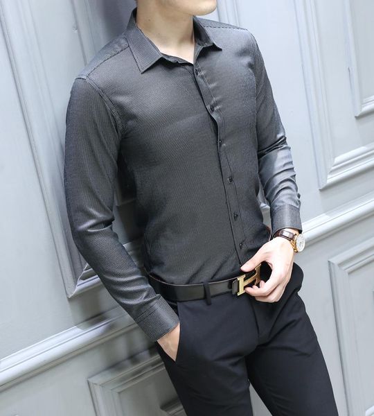 brand ga mens slim shirt casual bottoming shirt fashion brand mens trend thin coat large size polo business shirt new designer jacket, White;black
brand ga mens slim shirt casual bottoming shirt fashion brand mens trend thin coat large size polo business shirt new designer jacket, White;black