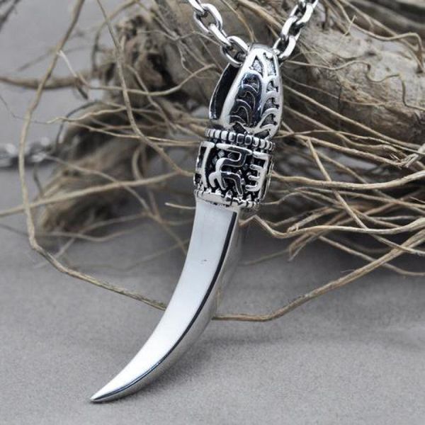 vintage punk thai silver wolf teeth pendant for men and women 925 sterling silver necklace pendant for couples lovers gift
vintage punk thai silver wolf teeth pendant for men and women 925 sterling silver necklace pendant for couples lovers gift