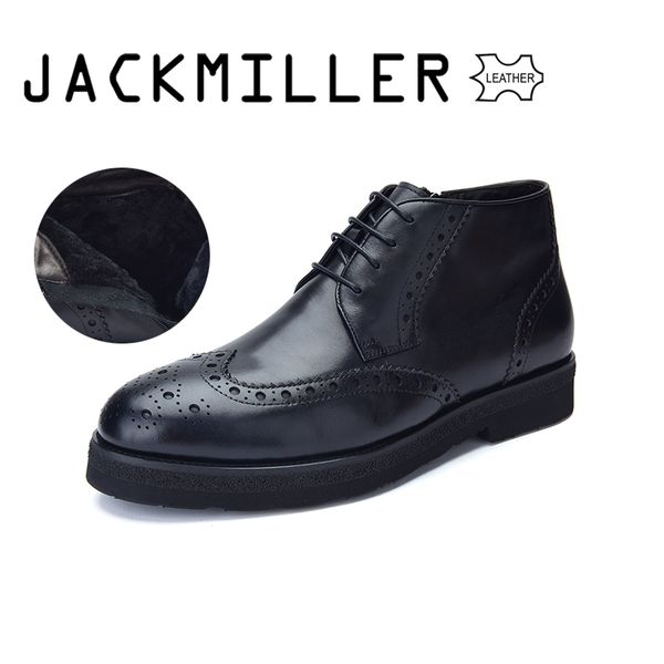 jackmiller genuine leather boots for men winter warm black color eva thick outsole lace-up side zipper wool lining size 40-44
jackmiller genuine leather boots for men winter warm black color eva thick outsole lace-up side zipper wool lining size 40-44