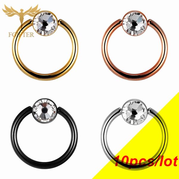 g23titan 10pcs lot crystal captive bead ring 6 8 10mm nose septum ear nipple piercing rings wholesale t200507, Slivery;golden
g23titan 10pcs lot crystal captive bead ring 6 8 10mm nose septum ear nipple piercing rings wholesale t200507, Slivery;golden