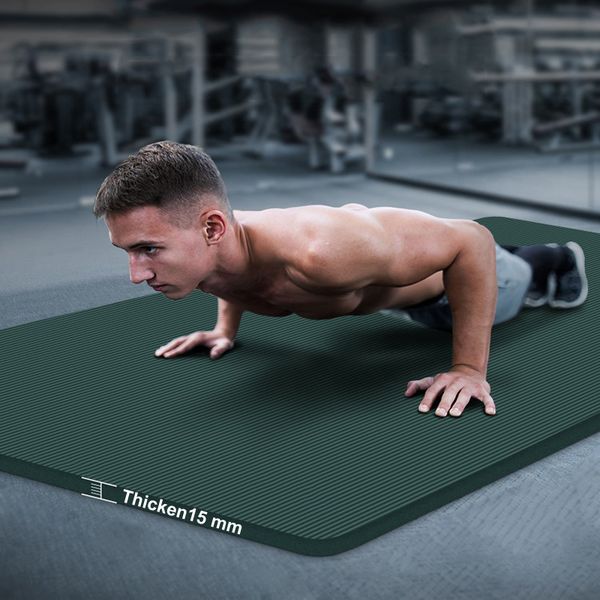 200*80*1.5cm men yoga mat nbr gym fitness mat thick non-slip sport gymnastics mats esterilla pilates tapete yoga with bandages
200*80*1.5cm men yoga mat nbr gym fitness mat thick non-slip sport gymnastics mats esterilla pilates tapete yoga with bandages