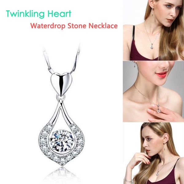 necklace women luxurious twinkling heart waterdrop stone necklace silver pendant high quanlity elegant @6
necklace women luxurious twinkling heart waterdrop stone necklace silver pendant high quanlity elegant @6