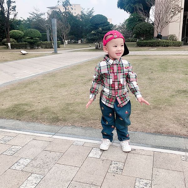 rqehe children's 2020 autumn clothes children's clothing shirt for boys and girls plaid embroidered long-sleeved shirt fashionable, White;black
rqehe children's 2020 autumn clothes children's clothing shirt for boys and girls plaid embroidered long-sleeved shirt fashionable, White;black