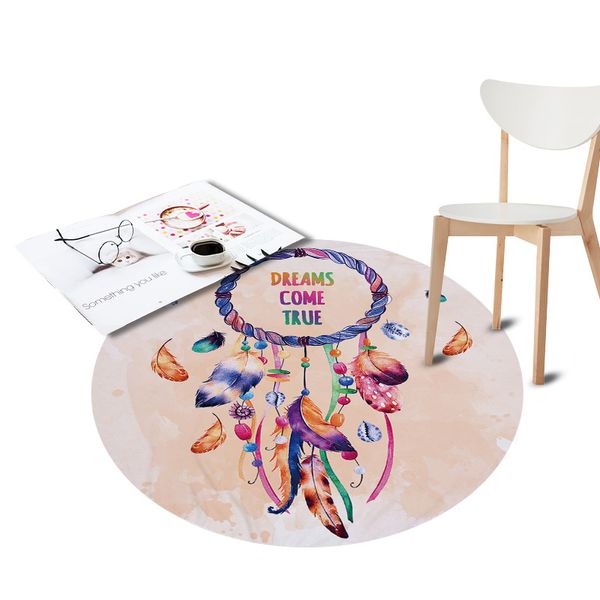 anti-slip round rugs for living room doormat dreamcatcher printed carpet door floor mats for bedroom kids play crawl chair mats
anti-slip round rugs for living room doormat dreamcatcher printed carpet door floor mats for bedroom kids play crawl chair mats