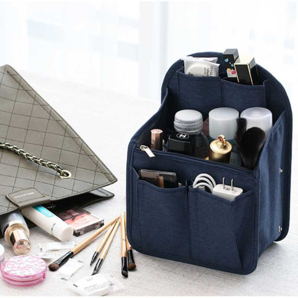 backpack insert bag embedded cosmetic bag multifunctional storage makeup with portable handle
backpack insert bag embedded cosmetic bag multifunctional storage makeup with portable handle