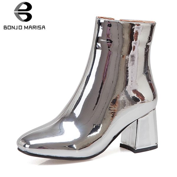 bonjomarisa new arrival 33-43 ladies fashion metalic booties high heels ankle boots women 2019 party wedding shoes woman, Black
bonjomarisa new arrival 33-43 ladies fashion metalic booties high heels ankle boots women 2019 party wedding shoes woman, Black