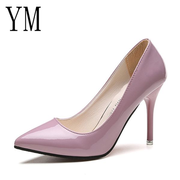 low price women shoes pointed toe pumps patent leather dress shoes high heels boat wedding zapatos mujer 8.5/4cm, Black
low price women shoes pointed toe pumps patent leather dress shoes high heels boat wedding zapatos mujer 8.5/4cm, Black