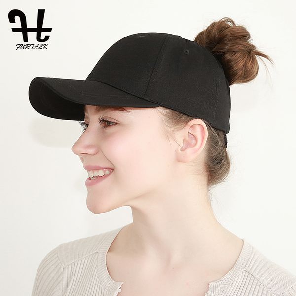 furtalk black baseball cap women adjustable cotton hat messy bun trucker cap 2019 summer snapback dad golf sun hat, Blue;gray
furtalk black baseball cap women adjustable cotton hat messy bun trucker cap 2019 summer snapback dad golf sun hat, Blue;gray