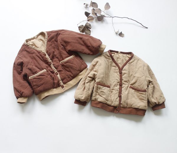 fall new children padded jackets korean style kids clothes patchwork pockets thicken warm baby boys girls retro coats, Blue;gray
fall new children padded jackets korean style kids clothes patchwork pockets thicken warm baby boys girls retro coats, Blue;gray