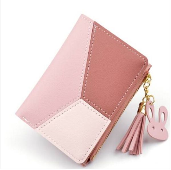 wholesales 2019 1pc cute wallet women coin bag leather ladies simple bifold small handbag purse, Red;black
wholesales 2019 1pc cute wallet women coin bag leather ladies simple bifold small handbag purse, Red;black