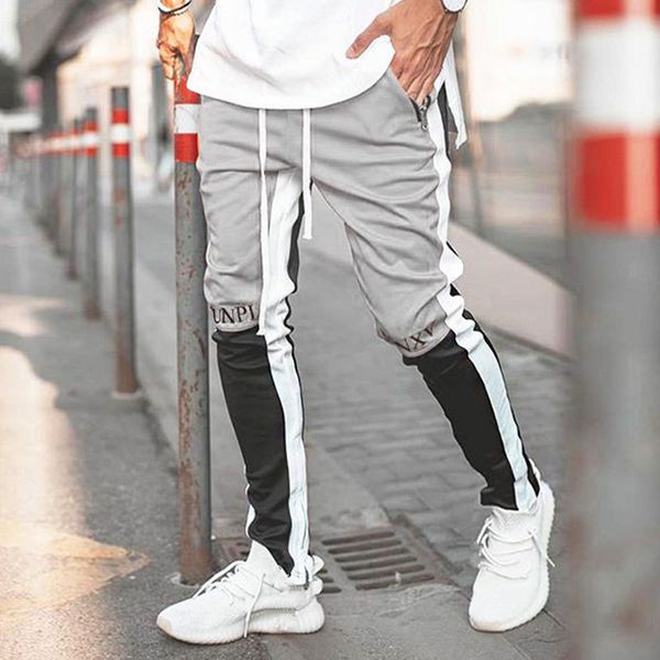 men's pants 2021 men jogger patchwork gyms fitness bodybuilding runners clothing sweatpants trousers, Black
men's pants 2021 men jogger patchwork gyms fitness bodybuilding runners clothing sweatpants trousers, Black