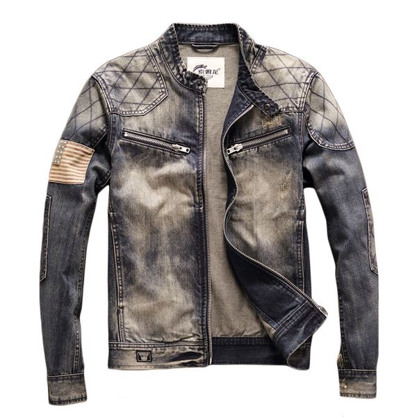 moruancle men vintage biker jean jackets with patch fashion hi street retro denim truck jacket motorcycle outerwear for male, Black;brown
moruancle men vintage biker jean jackets with patch fashion hi street retro denim truck jacket motorcycle outerwear for male, Black;brown