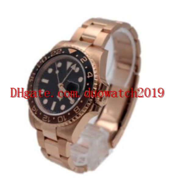 selling men watch classic factory 40mm new sale rose gold ceramic bezel stainless steel 126715chnr automatic gmt movement foldin, Slivery;brown
selling men watch classic factory 40mm new sale rose gold ceramic bezel stainless steel 126715chnr automatic gmt movement foldin, Slivery;brown