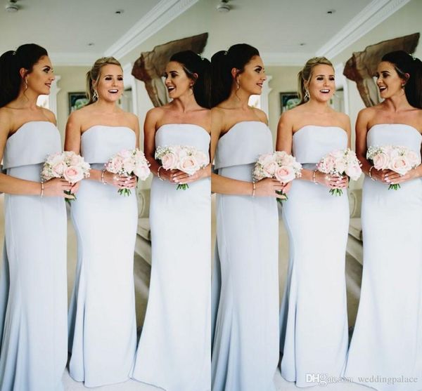 2020 mermaid bridesmaid dresses strapless stain dresses floor length sleeveless for wedding party bridesmaid gowns custom made, White;pink
2020 mermaid bridesmaid dresses strapless stain dresses floor length sleeveless for wedding party bridesmaid gowns custom made, White;pink