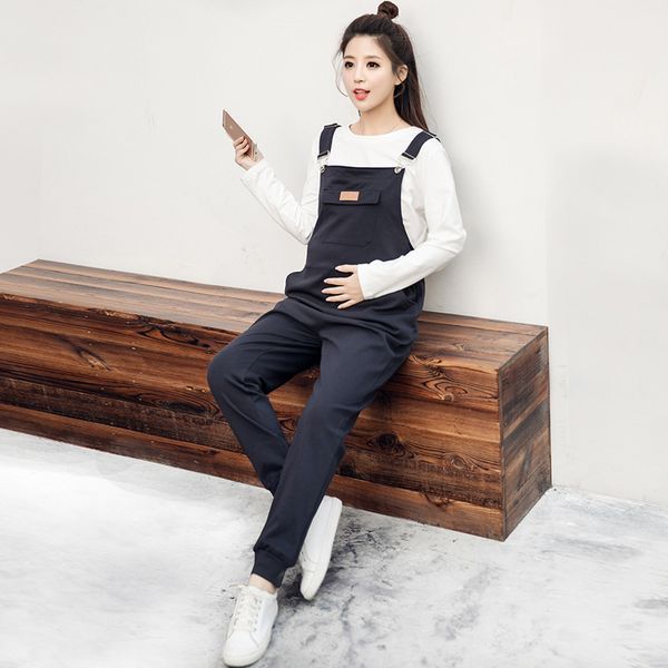 women's maternity dress elastic closed adjustable pregnant belt pants season stylish jumpsuit pants, White
women's maternity dress elastic closed adjustable pregnant belt pants season stylish jumpsuit pants, White