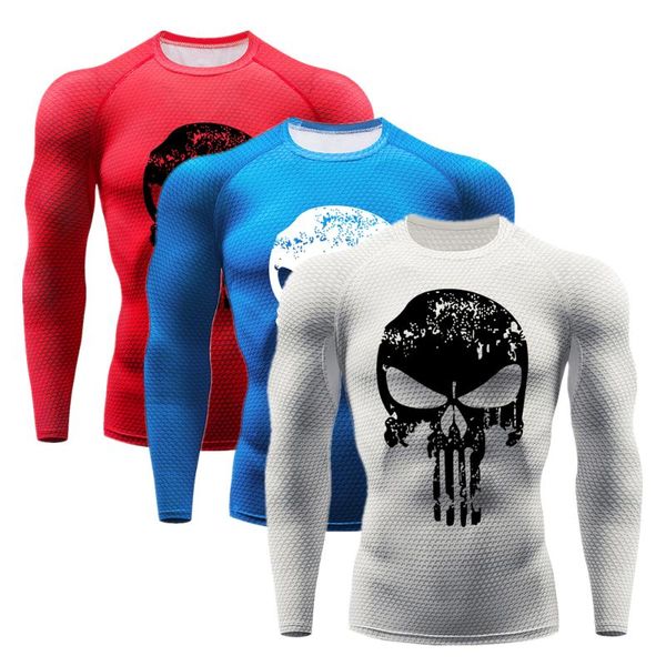 rashgard men gym fitness sport t-shirt 3d printed long sleeve compression tights running shirt punisher workout training top, Black;blue
rashgard men gym fitness sport t-shirt 3d printed long sleeve compression tights running shirt punisher workout training top, Black;blue