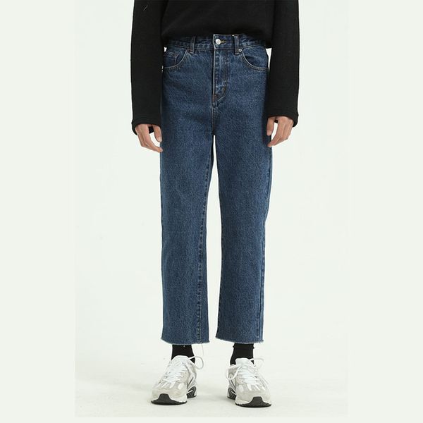 men's jeans male streetwear hip hop denim trousers japan korea style pant men vintage casual classic ankle-length straight pants, Blue
men's jeans male streetwear hip hop denim trousers japan korea style pant men vintage casual classic ankle-length straight pants, Blue