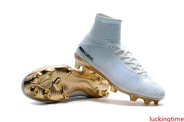 white gold soccer cleats mercurial superfly kids soccer shoes high ankle cristiano ronaldo mens womens football boots
white gold soccer cleats mercurial superfly kids soccer shoes high ankle cristiano ronaldo mens womens football boots