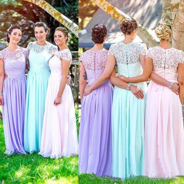 jewel neck chiffon a line bridesmaid dresses with lace appliques button back wedding guest dress vestidos de madrinha, White;pink
jewel neck chiffon a line bridesmaid dresses with lace appliques button back wedding guest dress vestidos de madrinha, White;pink