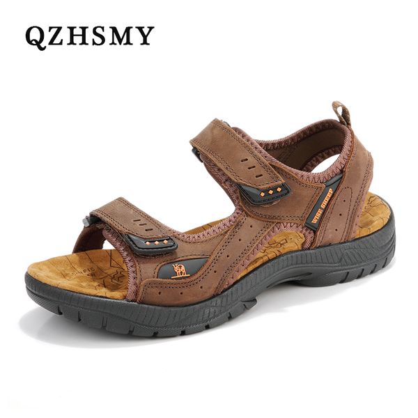 summer sandals men leather outdoor casual men's shoes head layer cowhide breathable comfortable sandalias hombre, Black
summer sandals men leather outdoor casual men's shoes head layer cowhide breathable comfortable sandalias hombre, Black