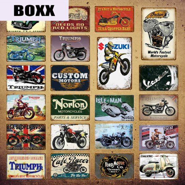 retro triumph norton motorcycles metal signs custom motors iron poster wall sticker pub bar garage decor vintage painting yi-084
retro triumph norton motorcycles metal signs custom motors iron poster wall sticker pub bar garage decor vintage painting yi-084