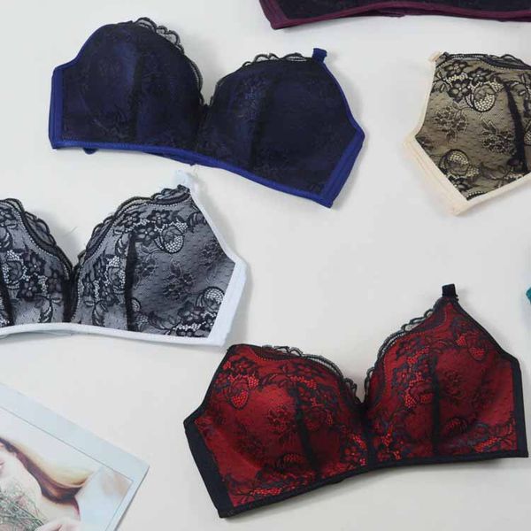 europe and america heat-non-steel ring bra lace push up bra, Red;black
europe and america heat-non-steel ring bra lace push up bra, Red;black