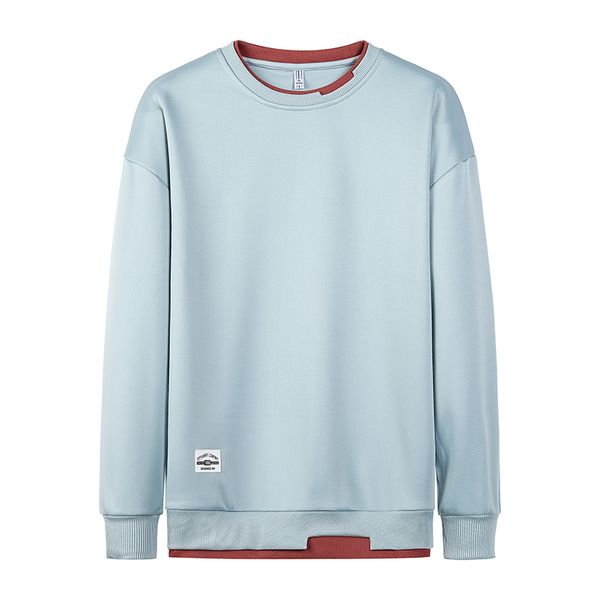 2020 men new arrival hoodies round neck long sleeve undershirt pullover false two pieces men cotton sweatshirt hoodies, Black 
2020 men new arrival hoodies round neck long sleeve undershirt pullover false two pieces men cotton sweatshirt hoodies, Black